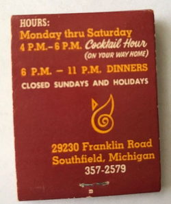 The Vineyards - Matchbook (newer photo)